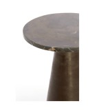 SIDE TABLE YNZ MARBLE BROWN 30 - CAFE, SIDE TABLES